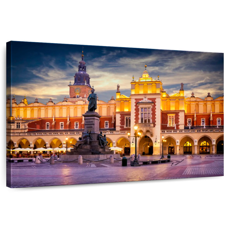 Krakow Cloth Hall, 32" H x 48" W