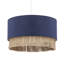 13cm H Fabric Globe Lamp Shade ( No Direct Attachment Method ) in Navy