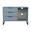 Fluted 3 Drawer TV Unit-1106472326