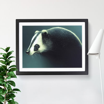 Badger Art - Framed Print