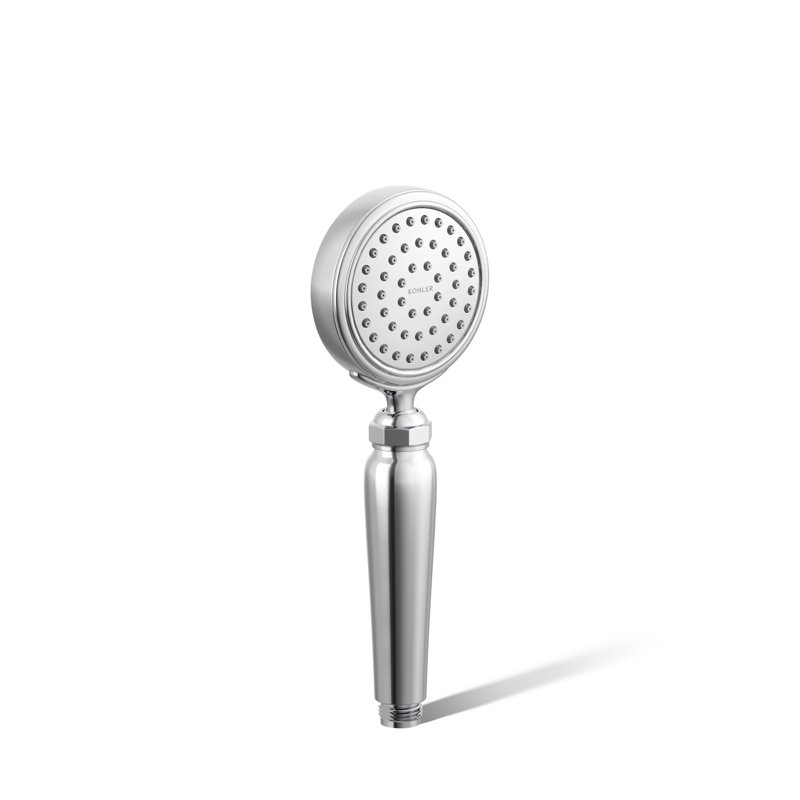 Artifacts Full/Standard Handheld Shower Head with Katalyst Air Induction Spray, Vibrant Brushed Moderne Brass, 1.75 GPM