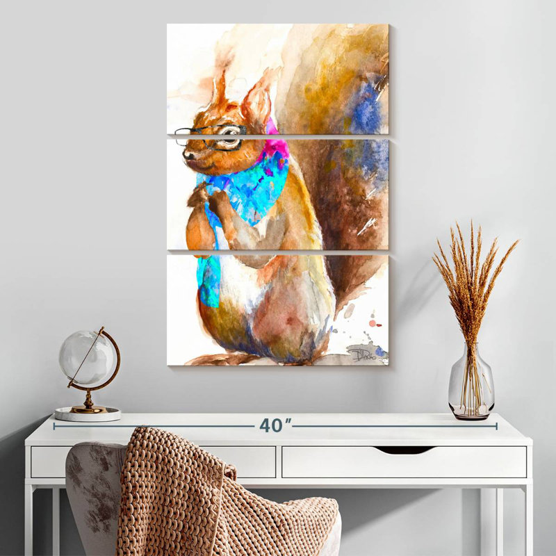 Brampt Hipster Squirrel, 32" H x 20" W