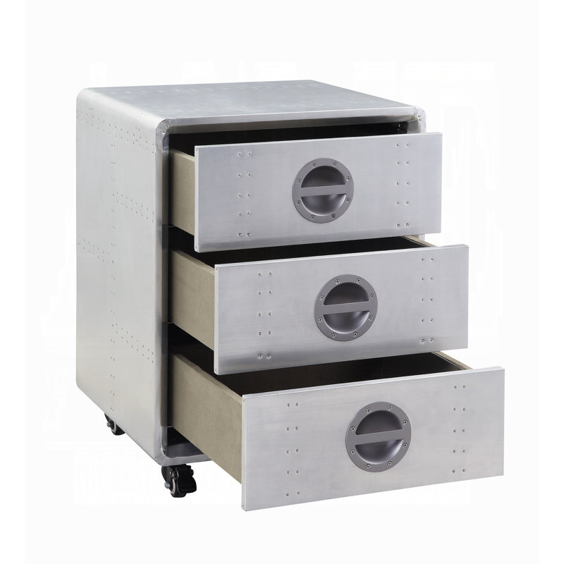 Brancaster 24" Aluminum Freestanding Office Cabinet