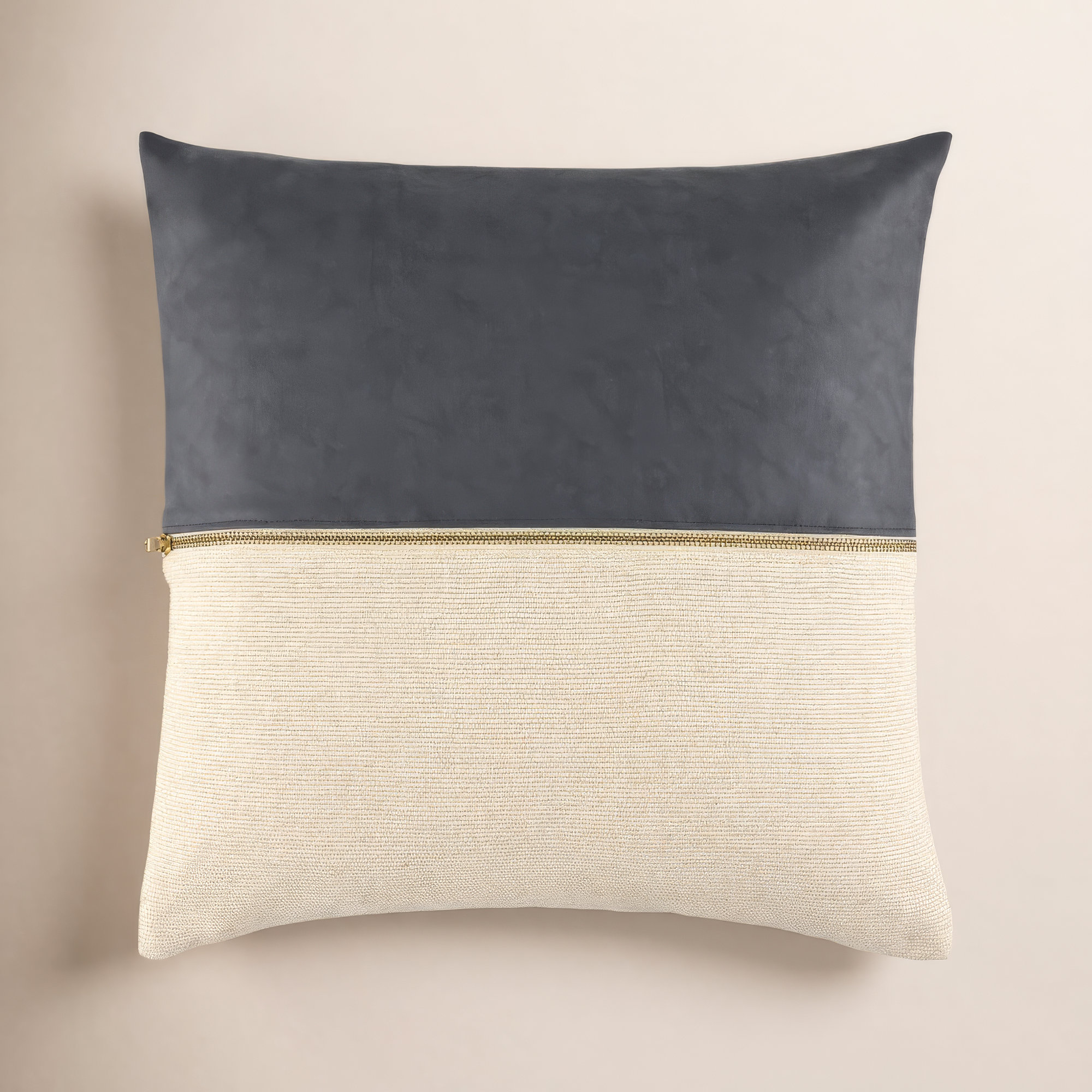Galey Alix X Livabliss San Marco Accent Pillow, No Fill, Gray, 22"H x 22"W