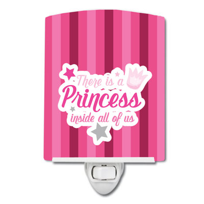 There Is a Princess Inside all of Us Ceramic Night Light
