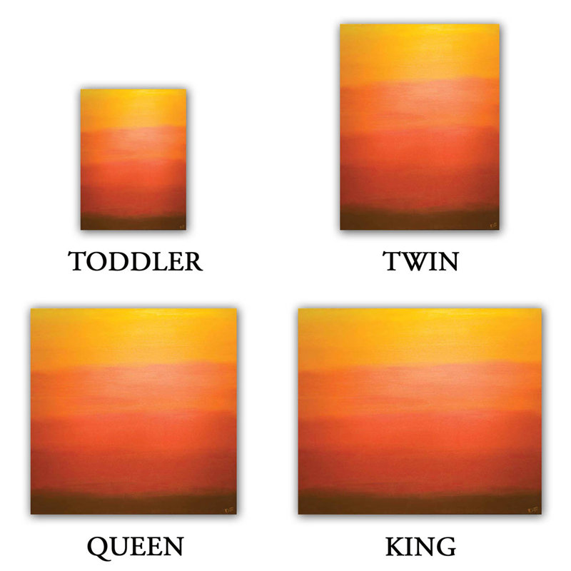 Ombre Duvet Cover, 1 Queen Duvet Cover + 2 Standard Shams