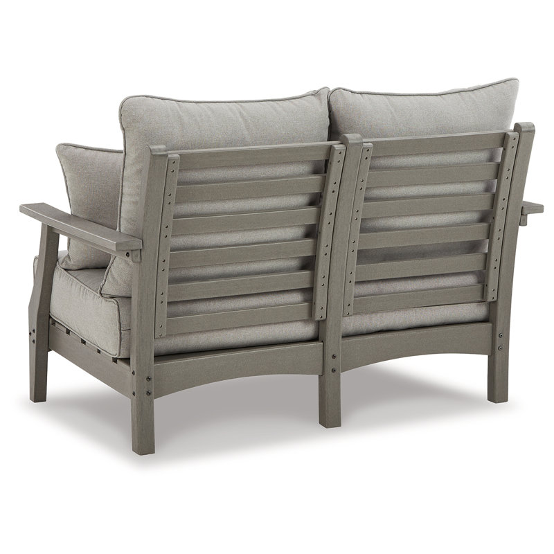 Ahumada 54'' Wide Straight Loveseat with Cushions