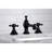 Kingston Brass English Country Two-Handle 3-Hole Deck Mount Widespread Bathroom Faucet with Brass Pop-Up Drain-45018112