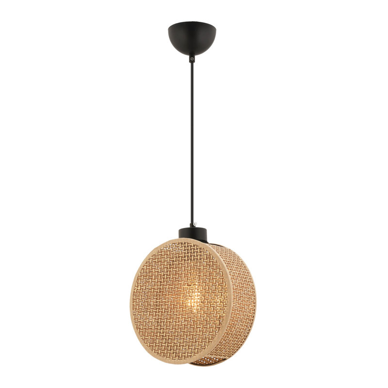 Lustre, H 9,45 po x l 3,54 po x P 8,66 po, Beige