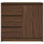 Sideboard With Drawer 71X35x65 Cm Engineered Wood-342075277