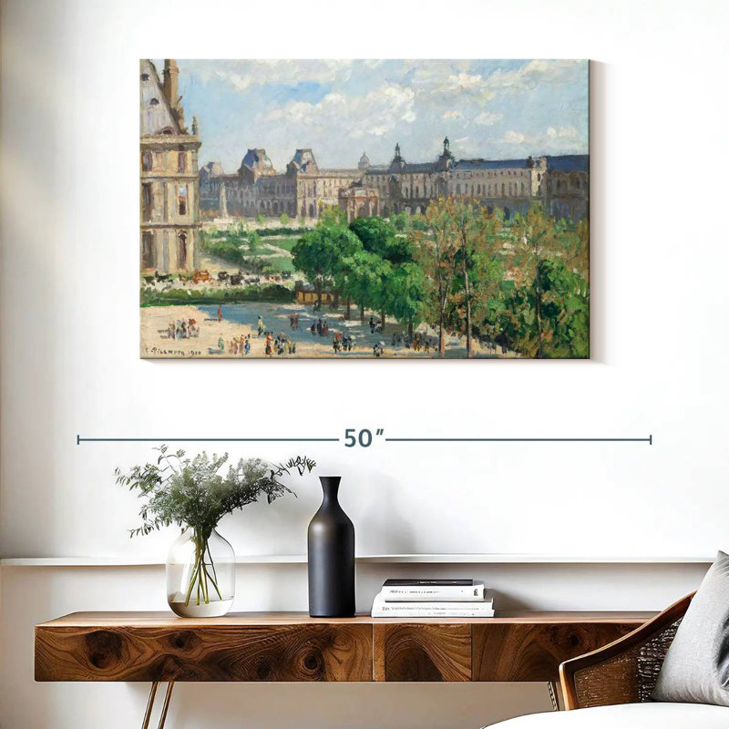 Kavia Place Du Carrousel Paris 1900, H 26 po x l 39 po