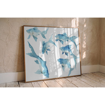 Azure Swim Ballet Print
