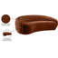Canapé en velours 93 po Emery-106275186