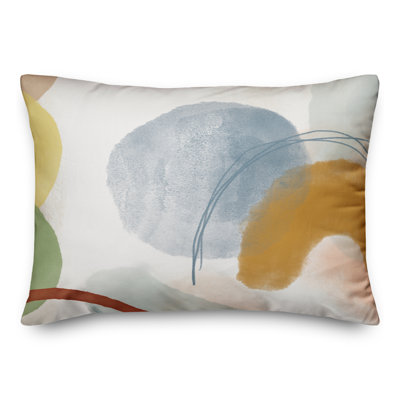  Coussin lombaire intérieur / extérieur abstrait