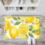 Tapis de jardin d'été à motif floral pour porte et patio, 24 x 36 po, jaune et blanc