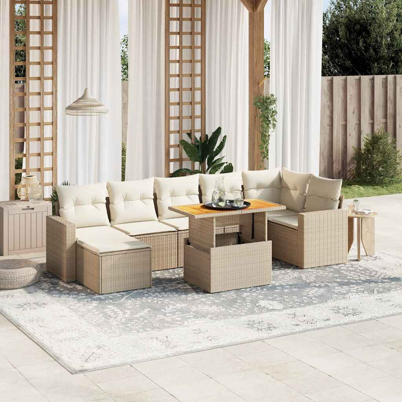 Ensemble de canapé de jardin Vidaxl