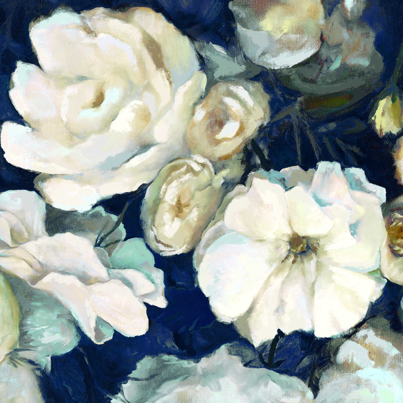 Rose Garden - reproduction sur toile tendue, H 12 po x l 12 po