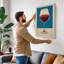 Wine Glass Study Mid-Century - Wrapped Canvas-1099425559-1099425558