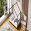 Lit plateforme simple en métal, noir-1298547723