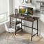 Coyer Home Office Desk, Modern Simple Computer Writing Desk with Storage Shelves, Study Work Office Table for Bedrooms, Small Spaces, Home Offices, Living Room-3380977