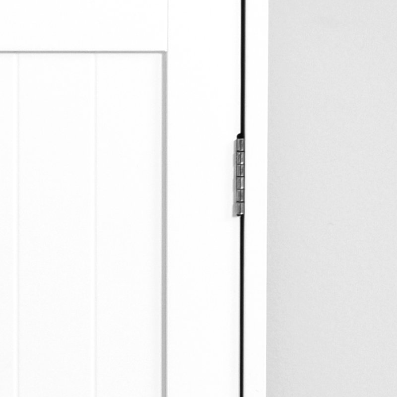 Armoire de rangement moderne pour salle de bain blanche