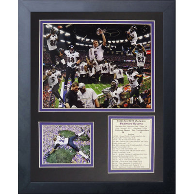 Memorabili encadrée 2012 champs baltimore ravens
