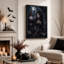 Impression sur toile, "Mauve gothique" avec lanterne et papillons de nuit-1615133785