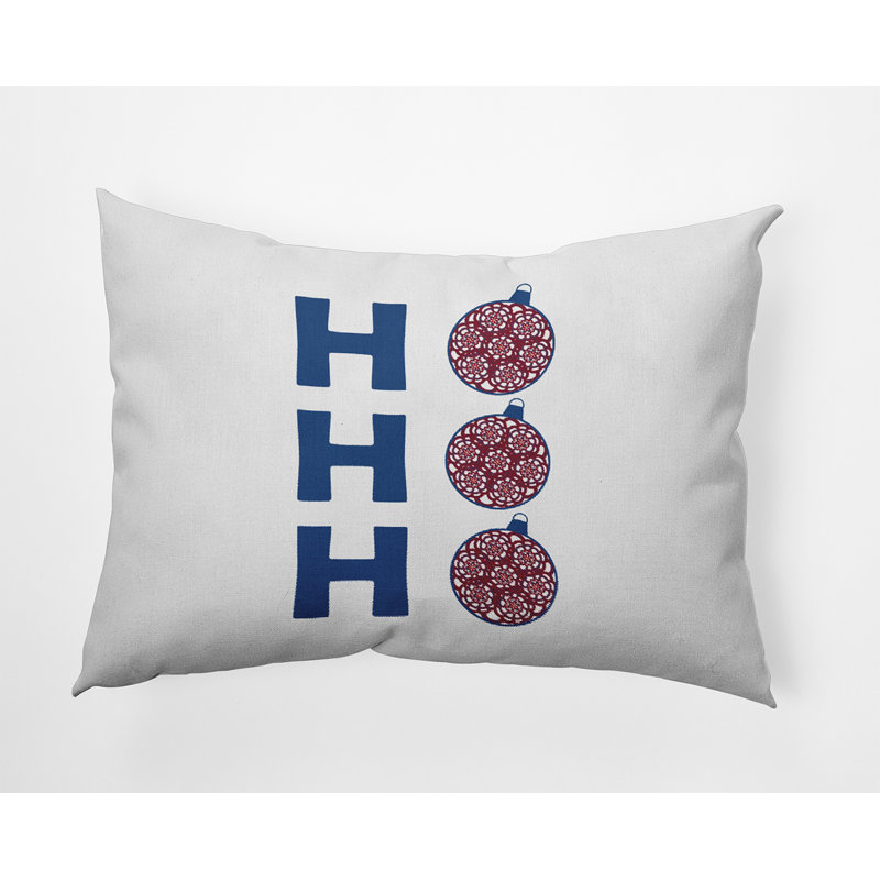 Coussin intérieur / extérieur Ho Ho Ho, Île Seymour Nord, Galapagos, H 14 po x l 20 po