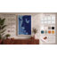 Blue Study Portrait Modern 1 Piece Wrapped Canvas Wall Art-741970635-741970637