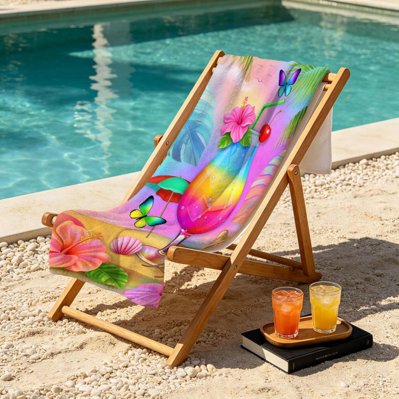 Serviette de plage, serviettes de bain ultra douces et ultra-absorbantes, serviette de plage à séchage rapide
