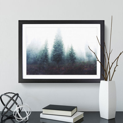 Fire Tree Forest Vol.1 - Framed Print