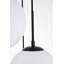 Luminaire suspendu sphérique en grappe 5 lumières avec accents en verre Snead-505641564-505641553