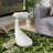 Clinger Glass Top End Table-19387390