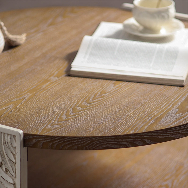 Carved Wooden Coffee Table