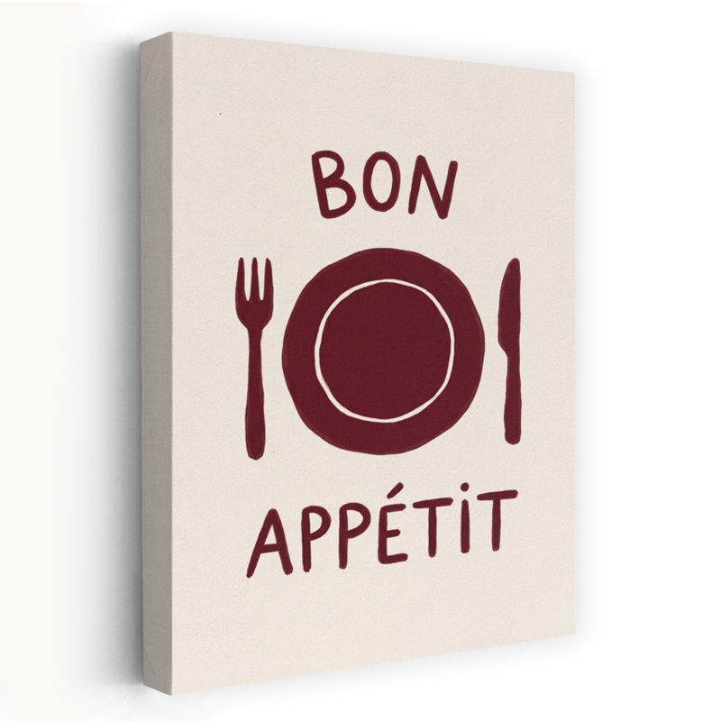 «Rustic Bon Appactit repas», impression d'art mural, 36" H x 24" W