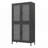 Display Cabinet with 4 Glass Doors 4 Shelves
