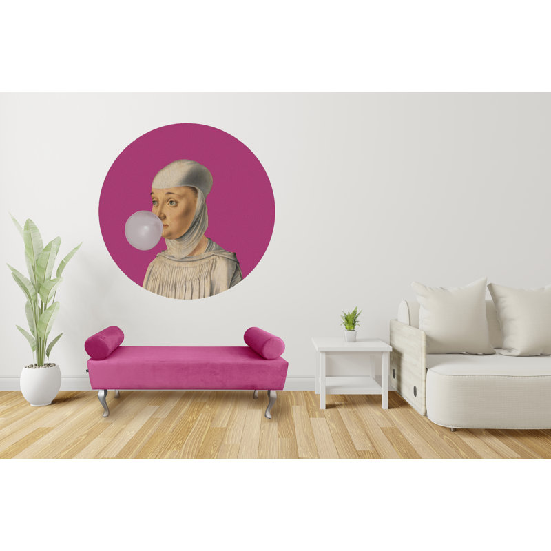 Upholstered Bench, Pink