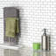 Hudson Subway White 11-3/4" x 12" Porcelain Mosaic Tile-1992958627
