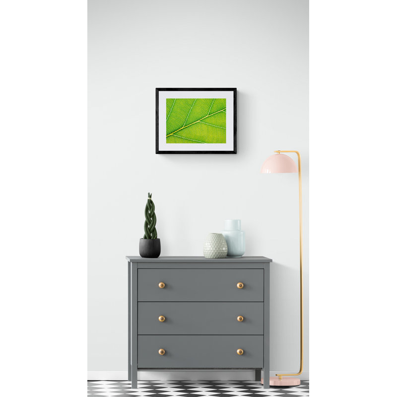 Autumn Leaf Print by Philippe Monthoux, Black Framed Paper, 16" H x 20" W