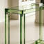 Console en acrylique avec pieds de soutien en forme de U-202316474