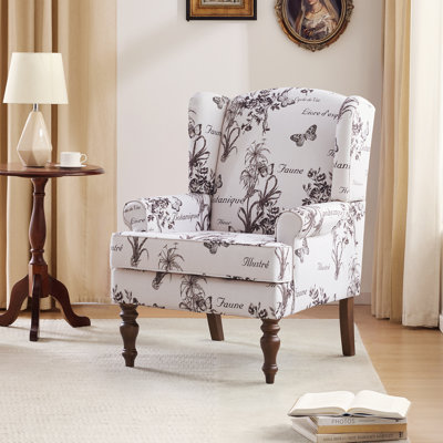 Damiyah Upholstered Wingback Armchair