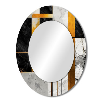Lebow - Abstract Metal Mirror