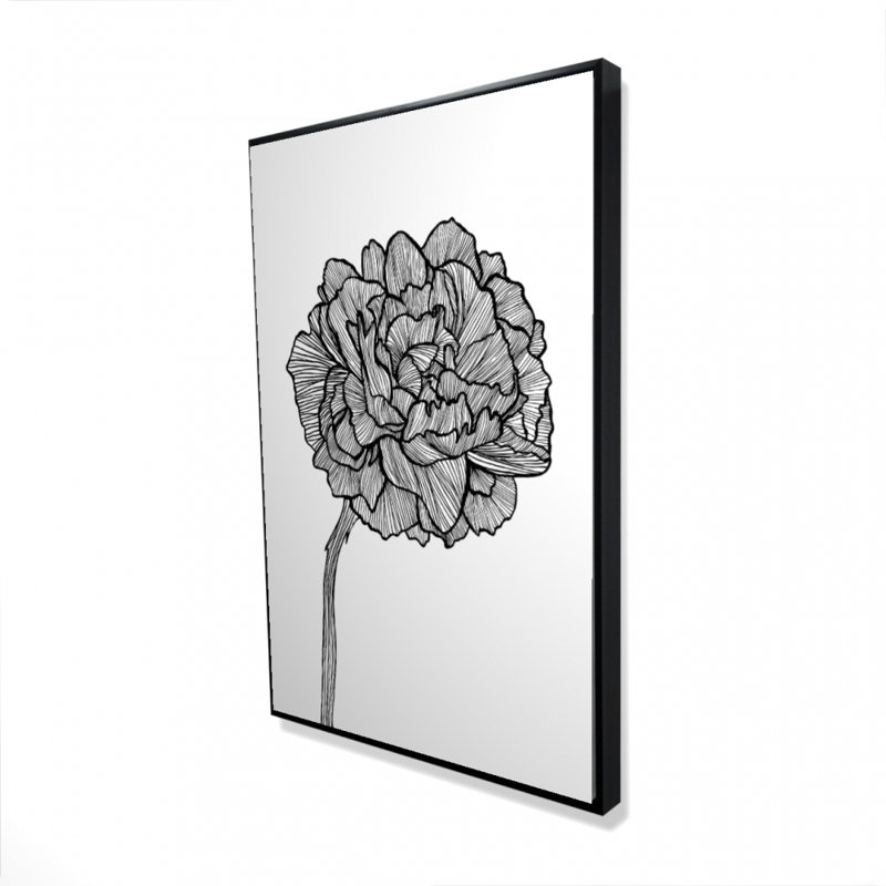 «Peony Line» sur toile