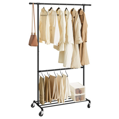 Rauscher 130cm Rolling Clothing Rack