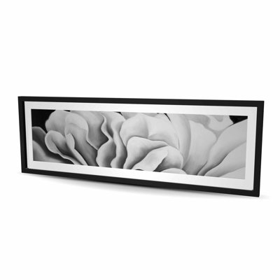 Magnifique imprimé de fleurs noires et blanches | Décoration romantique pour la maison