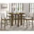 Crispin Brown Round Counter Height Dining Table