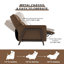 Fauteuil inclinable traditionnel en bois massif Edwin-964800325
