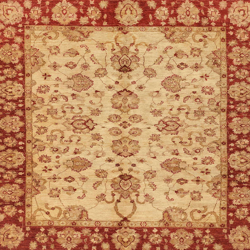 Tapis abstrait moderne 3011, Carré 6 pi