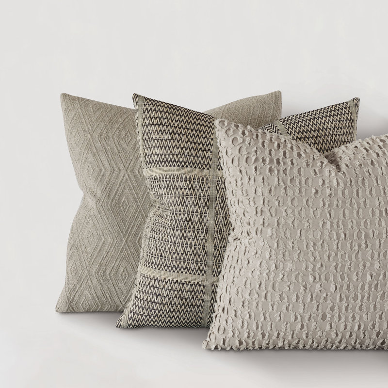 Evangeline Square Pillow Cover & Insert, 24"H x 24"W