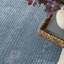  Tapis bleu ivoire à poils longs 5 pi 3 po x 7 pi 3 po Pacific-132200696-132200699